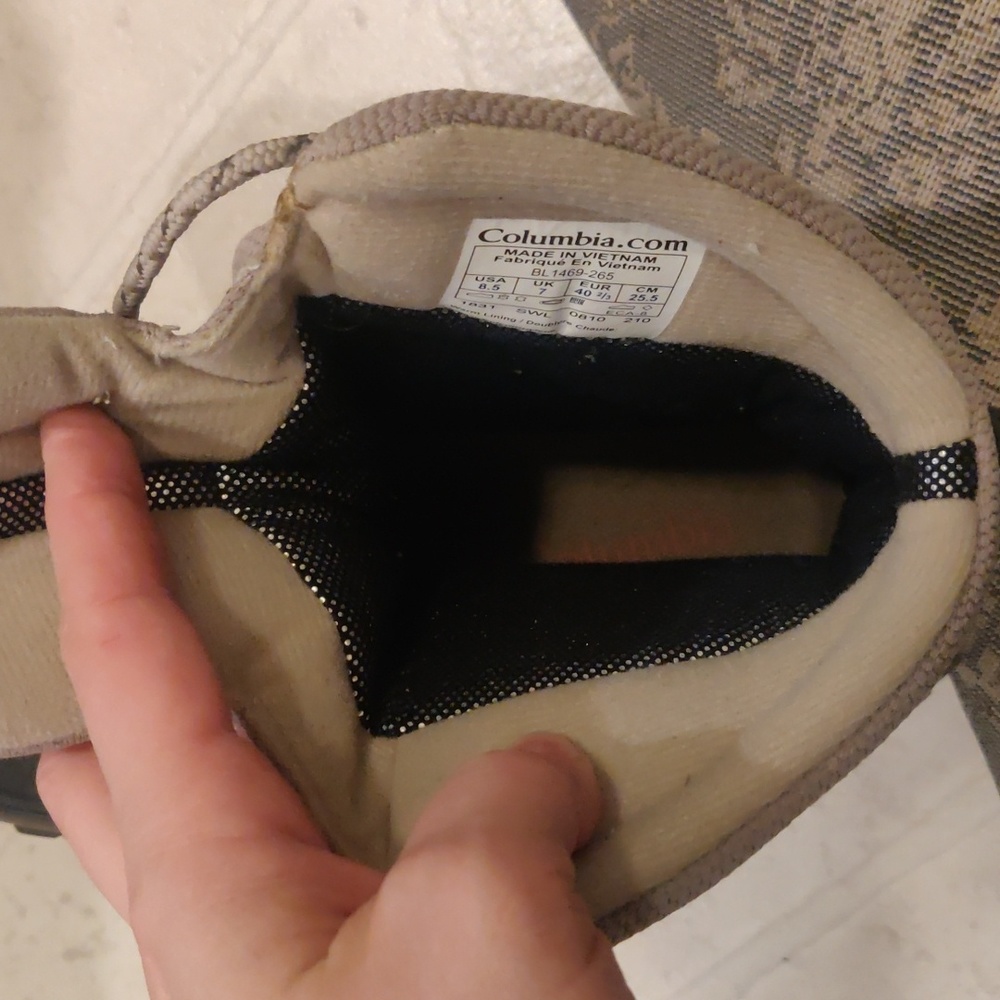 Columbia BL1469-265 Bugaboot Omni Heat 200grm Tan Lace Up Boots sz 8.5 - Picture 8 of 14